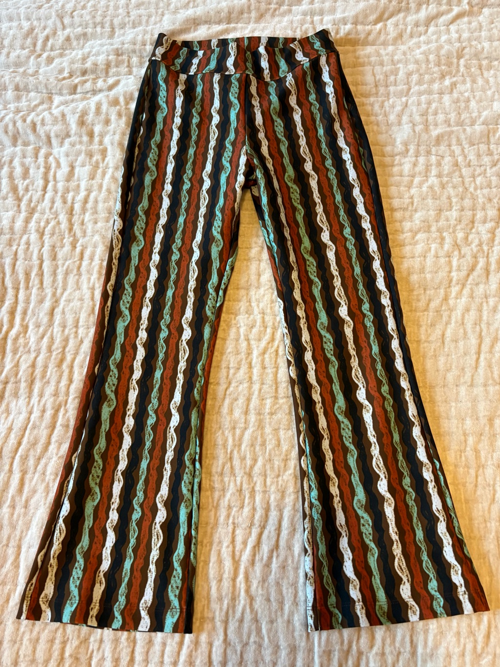 Beklina The Kick Capri Pant In Alta's Ribbons By Alta Walker Japanese Fabric Nwt — image 5 of 8